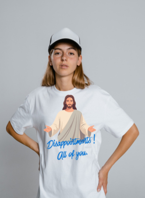 Printed White Astronute Tshirt